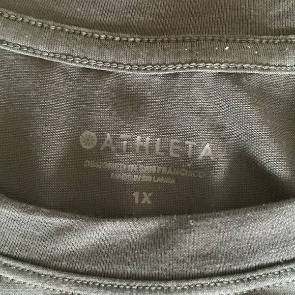 ATHLETA Smokey Green/Gray Vital Tank 2.0 - sz 1x - Picture 4 of 9